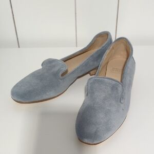 Jildor Women's Blue Suede Loafers Size 36